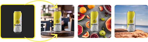 postuby ai product photo